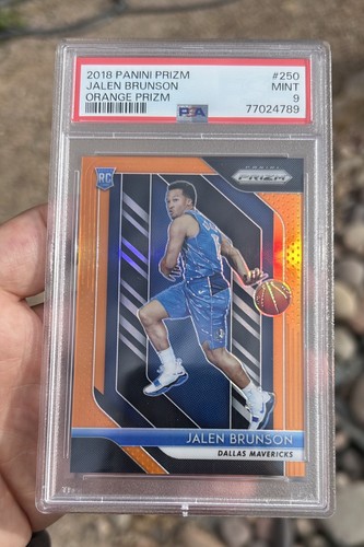 Jalen Brunson Rookie Select Gold /10 PSA 9 Prizm Card Knicks | eBay