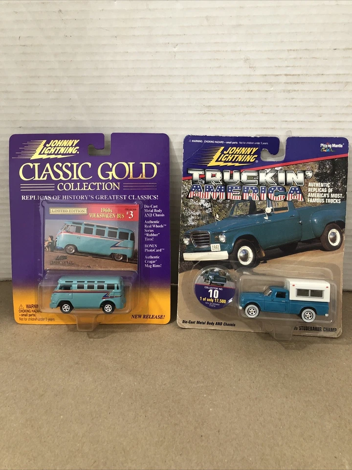 2 - Johnny Lightning масштаб 1:64 литой классический золотой #3 и грузовик Америка новый - Изображение 1 из 4