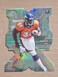 2013 MONTEE BALL TOPPS CHROME ROOKIE DIE CUT NFL CARD RC RDC-MBA DENVER BRONCOS - Bild 1 von 2