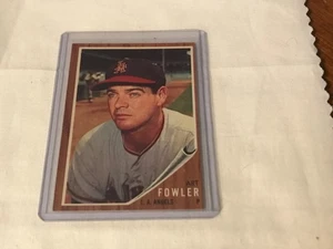Arte de béisbol Topps 1962 Fowler #128 excelente estado - Imagen 1 de 2