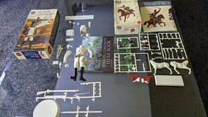 Vintage Airfix 54mm - British 10th Hussar & 1/12 French Grenadier - STARTED - Bild 1 von 10