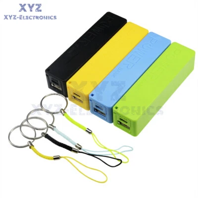 Portable USB Mobile Power Bank Charger Pack Box Battery Case For 1 x 18650 DIY - Image 1 of 4