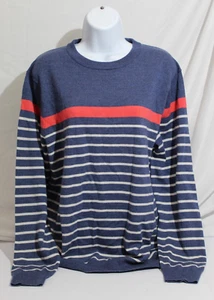 Vineyard Vines Blue Striped Sweater Superfine Merino Wool Soft Women's S Preppy - Picture 1 of 8