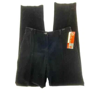 GIORGIO ARMANI pants black velvet vintage size 2 - Picture 1 of 9