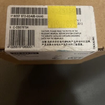 Siemens 6ES7 972-0DA00-0AA0 Profibus Terminator 6ES79720DA000AA0 - Image 1 of 3