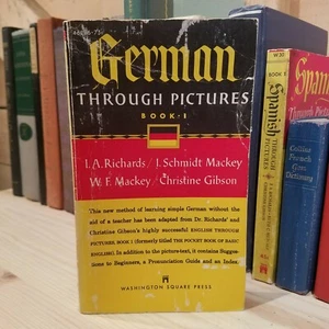 German Through Pictures Book 1 I. A. Richards, Mackey, Gibson 1969 - Swanky Barn - Picture 1 of 12
