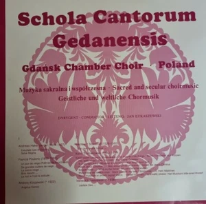 LP Schola Cantorum Gedanensis (1985) Geistliche und weltliche Chormusik - Bild 1 von 6