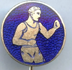 ANSTECKNADEL UM 1930 MIT DARSTELLUNG EINES BOXERS - Bild 1 von 1