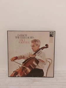 SLS 798/3 JS Bach The Cello Suites Paul Tortelier 3LP EMI 1st Box Set NM - Picture 1 of 11