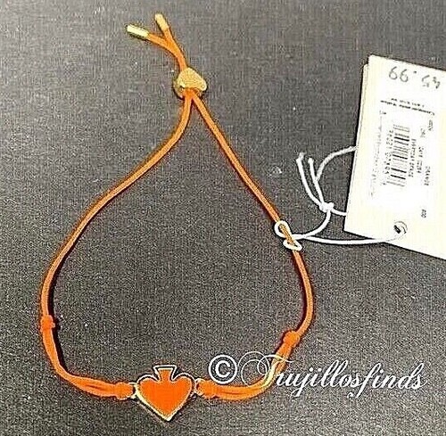 Kate Spade Everyday Vanga Slider Smaltato Arancione K8024 Nuovo