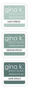 Gina K Designs Color Companions Ink Cube Set - Spruce - Picture 1 of 1
