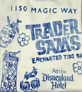 Disneyland Trader Sam’s Enchanted Tiki Bar Timbre Camisa Crema XXL Tazas Tiki - Imagen 1 de 13