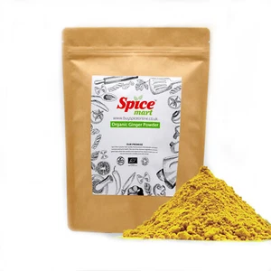 Bio Ingwerpulver Premium Qualität kostenlos UK P&P Soil Association zertifiziert - Bild 1 von 5