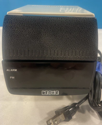 Vintage Cosmo Time Digital Alarm Clock & Folding Portable Lamp Clock Model 5501 Cover