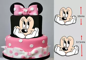 Minnie Mouse Cake Topper Edible Icing Cake Image Cut Out Birthday Decoration 225 - Picture 1 of 2