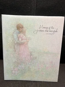 NEW Vintage Hallmark Album 1970's Couple w/ Flowers - Blank Pages Scrapbook - Picture 1 of 4