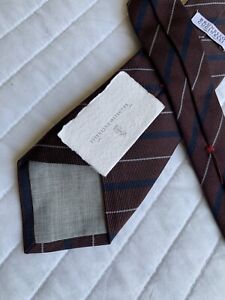 Brunello Cucinelli Striped 100% Silk Ties for Men for sale | eBay