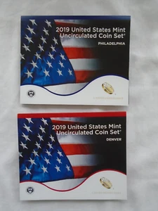 2019 United States Mint Uncirculated Coin Set Philadelphia & Denver 10 Coin Set - Bild 1 von 5