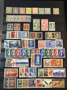 SUIZA fuerte colección anterior a 1944 MH/MNG (CV $675 EUR587) - Imagen 1 de 2