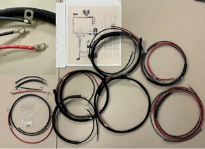 Harley 1946 Knucklehead Premium Wiring Harness Kit Correct Terminals Cotton Loom - Picture 1 of 13
