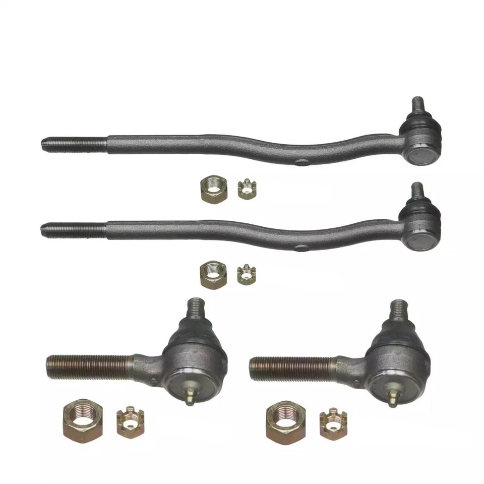 4 Pcs Tie Rod Ends Inner Outer Left Driver Right Passenger Geo Tracker Sidekick - Image 1 of 1