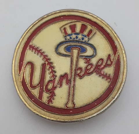 Yankees Baseball Belt Buckle Major League Baseball Promotion Corp - Vintage Cover