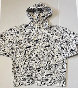 LEVI’S PEANUTS COLLECTION - Men's White with Black Graphic Snoopy Hoodie - Large - Picture 1 of 9