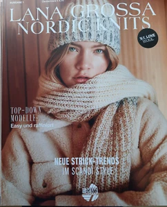 LG Nordic Knits, edizione 1:22 modelli Scandi Style & Top Down a maglia #6158 - Foto 1 di 6