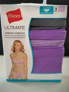Paquete de 3 hipster elásticos perfectos para mujer Hanes Ultimate - talla 6M - Imagen 1 de 2