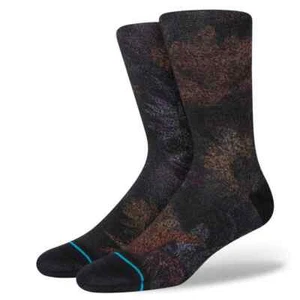 Calcetines informales Stance Ladin Crew para hombre medianos 6-8,5 mezcla de mantequilla Infiknit florales nuevos con etiquetas - Imagen 1 de 7