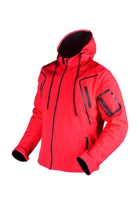 Motorradjacke Herren Bikerjacke Touren Jacke Soft Textil Wasserdicht Rot M Neu - Bild 1 von 6