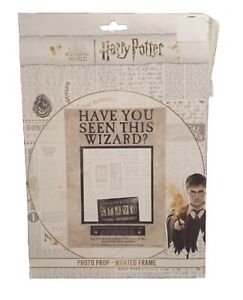 Wizarding World Harry Potter Wanted Reward Wizard Photo Prop Frame Brand New