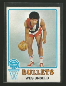 1973-74 Topps #176 *Wes Unseld* Baltimore Bullets NBA Basketball Hall of Fame! - Picture 1 of 2