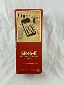 Vintage - Texas Instruments - SR - 16 II - Scientific - Taschenrechner - Box - Bild 1 von 7