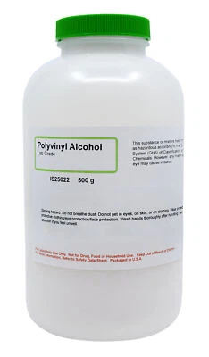 INNOVATING SCIENCE Polyvinyl Alcohol, Laboratory Grade 87% Hydrolyzed, 500g - The Curated Chemical