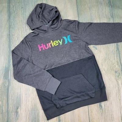 Nuevo HURLEY Talla L Niño Grande Manga Larga Sudadera con Capucha (53) Foto 1 de 4