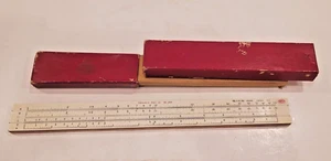 Fredrick Post Co. Hemmi NO. 1447 Bamboo Slide Rule Japan  in Box - Picture 1 of 7
