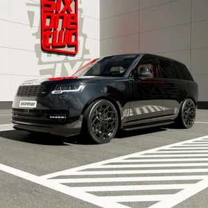 HAWKE STEALTH Black Patterned OEM Style Side Steps fits Range Rover L460 NEW - Picture 1 of 9