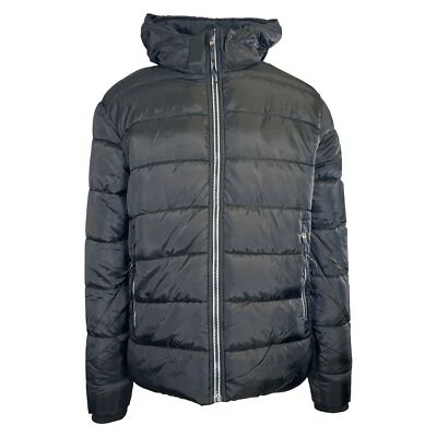 Chaqueta negra para hombre Gant Active Cloud Puffer con capucha (S01) Foto 1 de 4