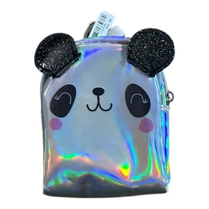 Claire’s Bear Iridescent Sprinkles Bow Coin Purse Wallet Key Ring TB11 - Picture 1 of 4