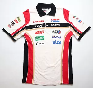 LCR HONDA MOTOGP TEAM VINTAGE RACING POLO SHIRT MAGLIA CLINTON RETRO TOP UOMO M - Foto 1 di 13