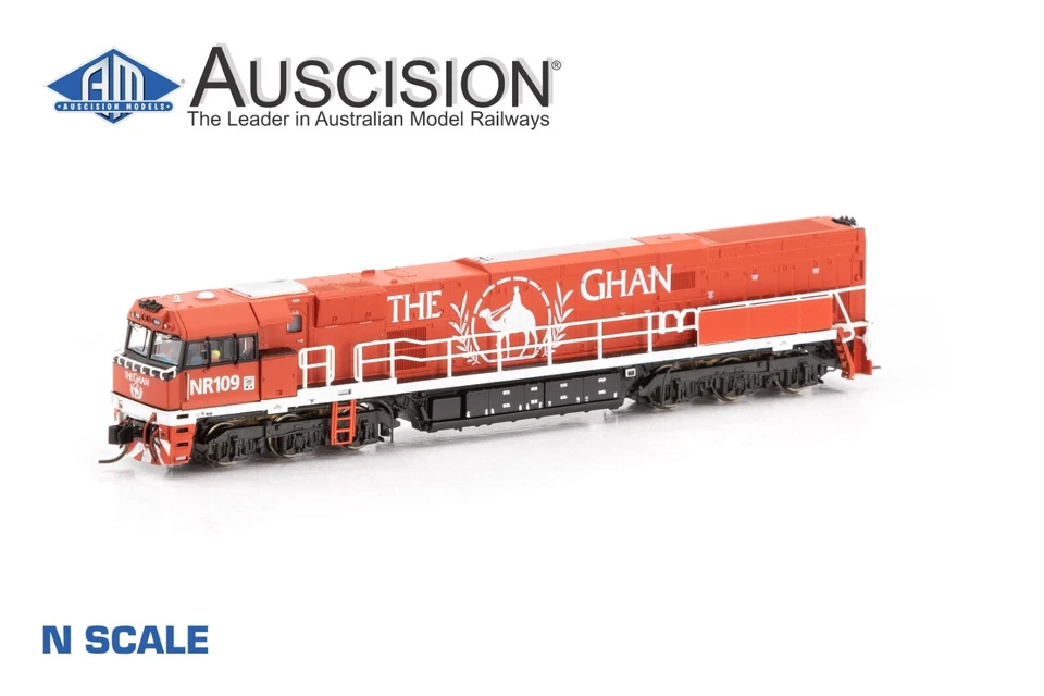 Auscision (NNR-14) NR109 The Ghan MK2 - Red/White - N Scale - Image 1 of 2