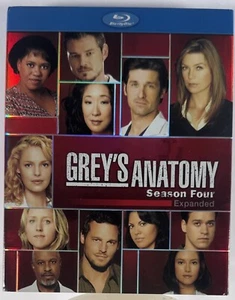 Greys Anatomy - The Complete Fourth Season (Blu-ray, 2008, 5-Disc Set) SEALED - Picture 1 of 2