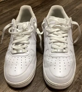 Nike Air Force 1 CW2288-111 Triple White Shoes Sneakers Mens Size 14 - AF1 - Picture 1 of 5
