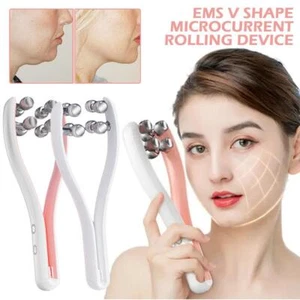 EMS Face Lifting Roller RF Double Chin V Face Shaped Facial LiftUp Face B7KK9L8 - Picture 1 of 17