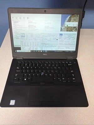 Dell Latitude E7470 14" i7-6600U 8GB RAM 512GB SSD Windows 10 Pro - Image 1 of 4