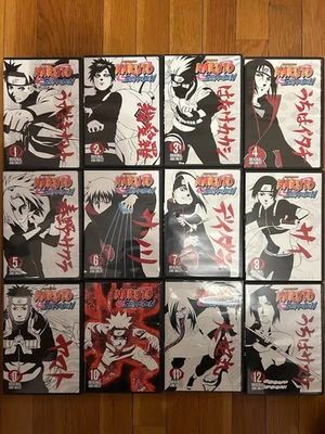 Shonen Jump Naruto Shippuden DVD LOT  VOL 1-12--ORIGINAL & UNCUT--FREE SHIPPING Foto 1 de 2