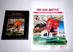 Air Sea Battle Video Game Cartridge with Instruction Manual - 1981 - Atari 2600 - Picture 1 of 6