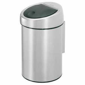 Brabantia Contenitore Touch con Staffa a Parete in Acciaio Inox, Acciaio Opaco, 3 l, 363986 - Foto 1 di 1