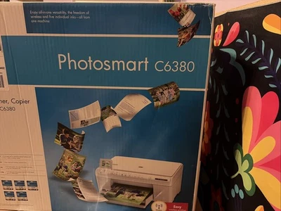 HP Photosmart C6380 CD028-00023 Inkjet Printer - NEW Print Scan Copy! - Image 1 of 4